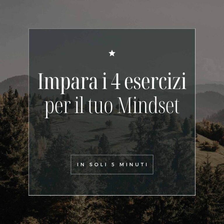 Esercizio di Mindset per 5 minuti da fare la mattina